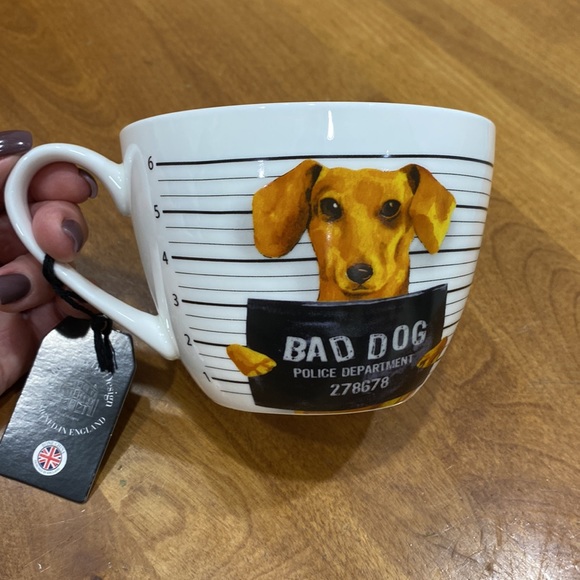 NWT.  Portobello by Design, 16oz., bone china “Doxie” mug. - Picture 9 of 9